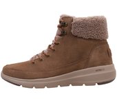 Skechers GLACIAL ULTRA Deportivas Planas Mujer Cuero