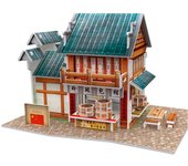DAM. Puzle 3D WORLD STYLE CHINA ORIENTAL TIENDA LINGLONG tradicional 17x11x11cm.