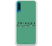 Funda original compatible con Samsung Galaxy A50 - A50s - A30s - Friends Logo Luces