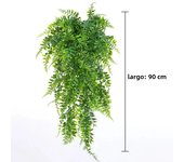 90cm Persian Fern Leaves Vines Room Decor Hanging Artificial Plant Plastic Leaf Grass Wedding Party Wall Balcony Decoration