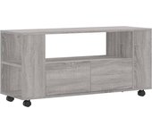 vidaXL Mueble de TV madera de ingeniería 102x34,5x43 cm, Mueble de Salon, Mueble TV, Mueble TV salon, Mesa de TV, Mueble tele