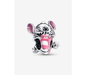 Pandora - Charm de Pastel de cumpleaños de Stitch de Disney - Plata de Lei