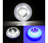 Round Emergency Strobe Light V16 LED Flashlight Strobe Light Road Accident Lamp Replaceable Battery Waterproof Warning Lamp