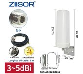 ZIISOR 5G 4G LTE WiFi Antenna Outdoor for Router Aerial Communication Antennas Long Range with N female RP SMA Male