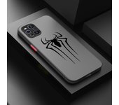 Marvel Spiderman LOGO For OPPO Find X5 X3 Neo F21S F21 K10 Pro Lite TPU Shockproof Frosted Translucent Phone Case