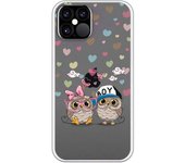 Funda compatible con iPhone 12 - 12 Pro - Pareja Buhos