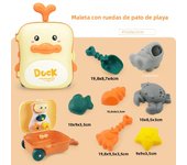Juguetes De Playa Para Niños Verano Outils De Juguete De Arena Con Carro De Mano Estilo Maleta Herramientas De Agua Para Exterior Regalos Para Niños