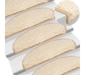 vidaXL 15x Alfombrilla de Escalera Estera Peldaños Escalones Color Beige,  Blanco,  Crema y mas