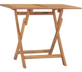 Mesa de Comedia plegable para Jardín Madera de Teca 90x60x75 cm