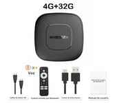 Original Android 14 T11 TV Box Smart Streaming Media Player Allwinner H313 Wifi 5G Bluetooth Google Assistant Ram 8GB Rom 128GB