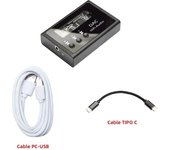 Portable Headphone Decoder Amplifier ES9018K2M DSD128 PCM32BIT 384KHz Lossless HIFI Decoder MAX97220 Headphone Amplifier Chip
