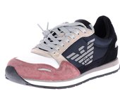 Emporio Armani Zapatillas Zapatos de Hombre Blanco Rojo X4X215 XL200 E487