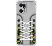 Funda Silicona Antigolpes para Oppo Find X5 Pro 5G diseño Zapatillas 08 Dibujos