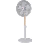 Ventilador pie 50w madera np140