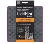 LickiMat Buddy Tuff Alfombrilla De Lamer para Perros y Gatos Morado