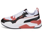 Puma-Rayos X 2 Cuadrados BCO/Salmón 374190-22
