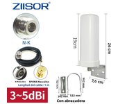 ZIISOR 5G 4G LTE WiFi Antenna Outdoor for Router Aerial Communication Antennas Long Range with N female RP SMA Male