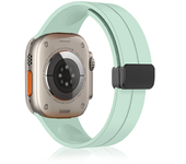 Magnetic Silicone Strap For Apple watch band 44mm 45mm 49mm 40mm 41mm 42mm 38mm correa Bracelet iWatch Series 7 8 se 6 9 ultra 2