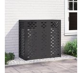 Funda para aire acondicionado vidaXL Negra 110x50x105 cm