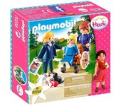 Playmobil Heidi con figuras de Clara, padre y señorita Rottenmeier (70258)