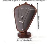 Log portrait neck display rack necklace model rack pendant rack antique jewelry store necklace props storage rack