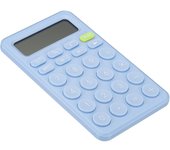 Calculadora de escritorio pequeña a catería with Pantalla LCD Grande 12 dígitos para la oficina en casa, Azul