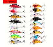 Fishing Lure Set Fishing Hard Bait Mini Minnow Floating Swing Crankbait Crazy Wobblers Artificial Bionic Crank Lures