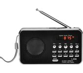 L-938 mini digital portátil FM Radio 3W de potencia de salida/pantalla de visualización de 1,5 pulgadas/Unidad USB de la ayuda