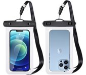 Funda impermeable para teléfono [Diseño sin bordes], paquete de 3 fundas subacuáticas, funda impermeable universal de 6.7 pulgadas para iPhone 16, 15, 14 Pro MAX, Xiaomi 15, 14 Ultra, Redmi Note y Samsung.