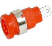 Hembrilla de seguridad Ø4 mm de Color Rojo Electro Dh 09.042/R 8430552108299