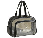 Bolsa de viaje transparente, bolsa de artículos de tocador, bolsa de lona para deportes, fitness, yoga, natación, fin de semana, bolsa de playa para pasar la noche es el mejor regalo de Navidad para familiares y amigos.
