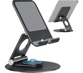 Soporte giratorio para tableta with giratoria de 360 Grados base, soporte ajustable plegable para dibujar