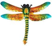 Wall Hanging Metal Dragonfly Sculptures Decorations Handmade Craft Iron Art Creative Ornaments Home Garden Pendant