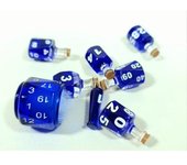 Juego de dados de 7 pociones de colores para juegos de mesa RPG, juego de dados de botellas de poción hechos a mano con números, juego de dados de juego de rol para juegos de rol, accesorios, regalos de fiesta (d)