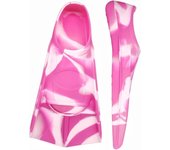 Aletas de silicona para hombres y mujeres, estilo libre, braza, aletas cortas de silicona para adultos y niños, aletas de entrenamiento de buceo ligero y natación.