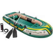 Barca hinchable Intex, Barca Seahawk, Barca hinchable INTEX Seahawk 2 & remos - 236x114x41 cm, Barca hinchable INTEX Seahawk 3 & remos aluminio - 295x137x43 cm, Barca hinchable INTEX Seahawk 4 con remos 351x145x48 cm
