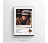 80s Pop Singer Michael Jackson Poster Aesthetics Music Album Cover THRILLER Scream Cat Canvas Print for Wall Art Home Room Decor