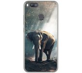 Tumundosmartphone Funda Gel Tpu para Xiaomi Mi 5X / Mi A1 Diseño Elefante Dibujos