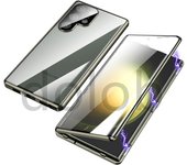 For Samsung Galaxy S24 S23 S22 Ultra  Case New titanium color 360° Full Screen Glass Metal Aluminum Alloy HD Protection Box