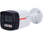 X-Security Cámara IP Bullet Wizcolor - 4 Megapíxel (2688x1520) | Sensor 1/1.8" F1.0 - Lente 2.8mm / Led blanco 50m - WDR 120dB | Micrófono integrado - WizSense, con clasificación de humano y vehículo - MicroSD 256GB | IP67