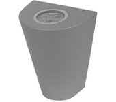 FABRILAMP Aplique Exterior Ganges Gris Zinc 2x3w 4000k IP54