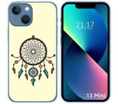 Funda Silicona compatible con iPhone 13 Mini (5.4) diseño Atrapasueños Dibujos
