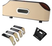 Car Back Seat Storage Box Tissue Holder Cup Holder Organizer Auto Accessories For MINI Cooper S JCW R53 R55 F55 Clubman Cabrio