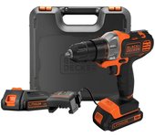 BLACK+DECKER MT218KB Taladro atornillador Multievo 18V con cabezal adaptado a multiherramientas