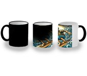 MERCHANDMANIA TAZA MÁGICA surf surfear surfeador tabla agua verano magic mug