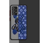 Phone Matte Case for Samsung Galaxy A13 A54 A32 A24 A23 A12 A72 A22 A52 A70 A14 Luxury Shell Cover Fashionable Robot Bear Brand