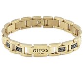 Guess Pulsera Hombre Frontiers De Acero Dorado