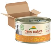 ALMO NATURE - HFC (Puppy) Perros - Pollo (24x95 gr) - Alimento Húmedo Complementario para Perros Cachorros (2-12 Meses)