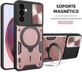 Magnetic Camera Protection Case for Samsung Galaxy M55 M54 M53 M34 M33 M23 M14 M13 Note 20 ULltra Hybrid Metal Ring Back Cover