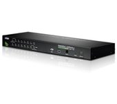 Aten Switch Kvm Vga Ps/2-usb De 16 Puertos Con Puerto Para Conexión En Cadena Y Periféricos Usb